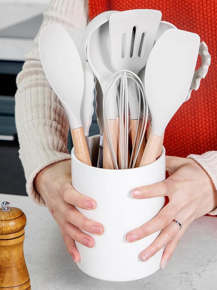Home Cooking Supplies - 12-częściowy zestaw przyborów kuchennych, żaroodporne naczynia