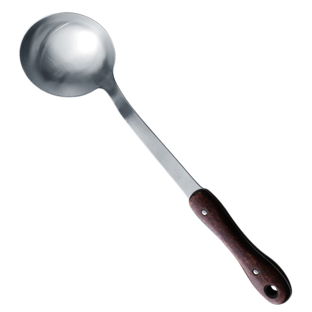 Home Cooking Supplies - Sztućce ze stali nierdzewnej z drewnianym