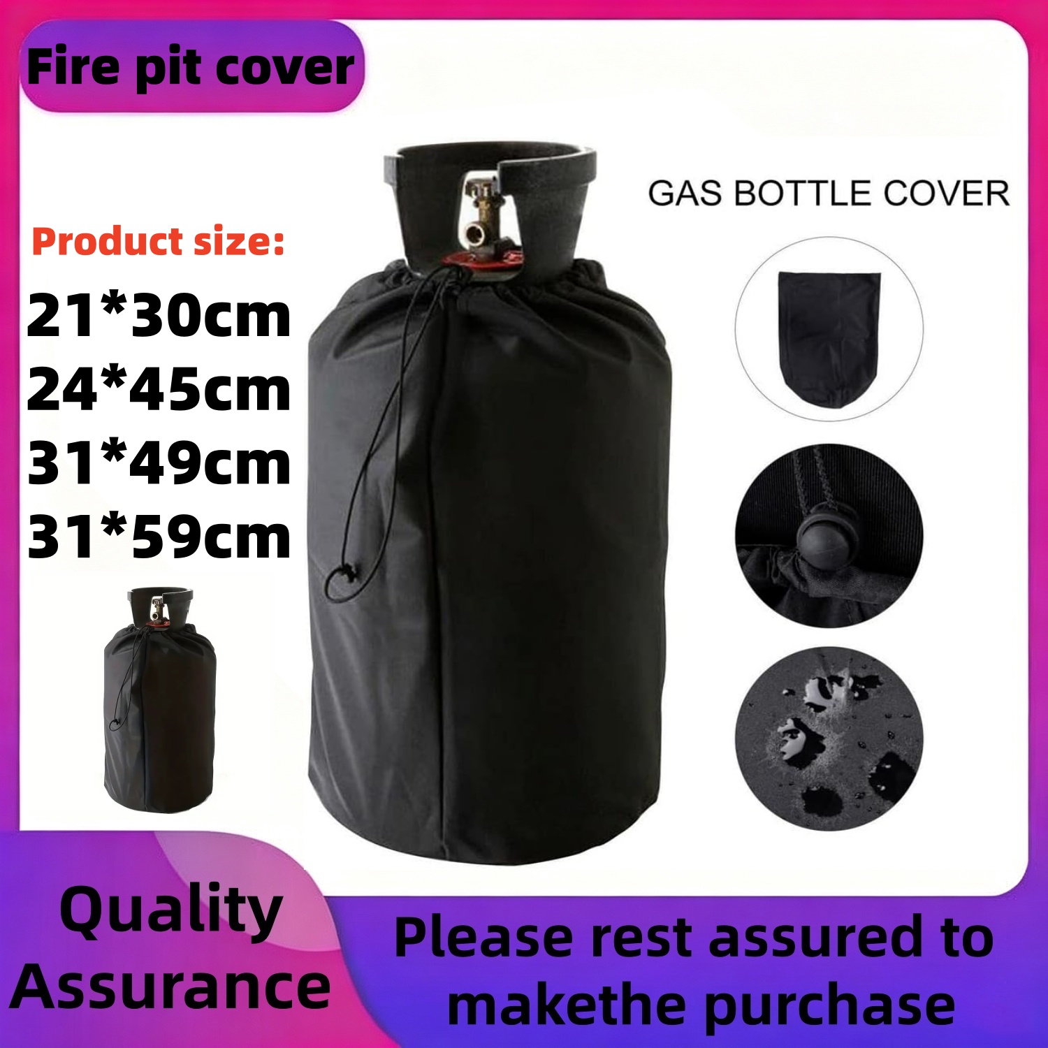 Home Cooking Gas - Pokrowiec na butlę gazową Askry z