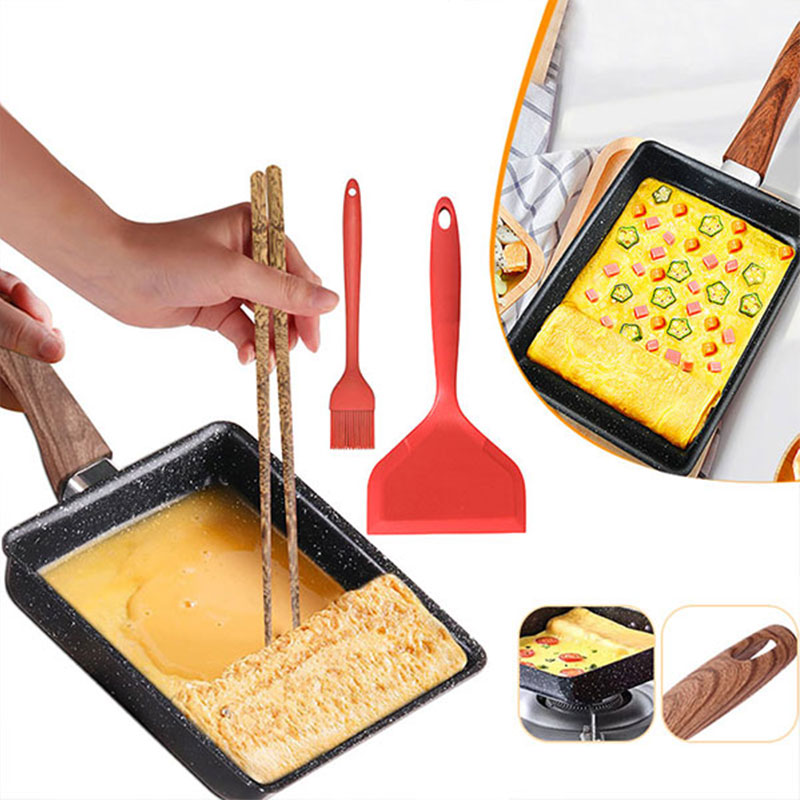 Dosa Pan Iron - Tamagoyaki Japońska patelnia do omletów Nieprzywierająca