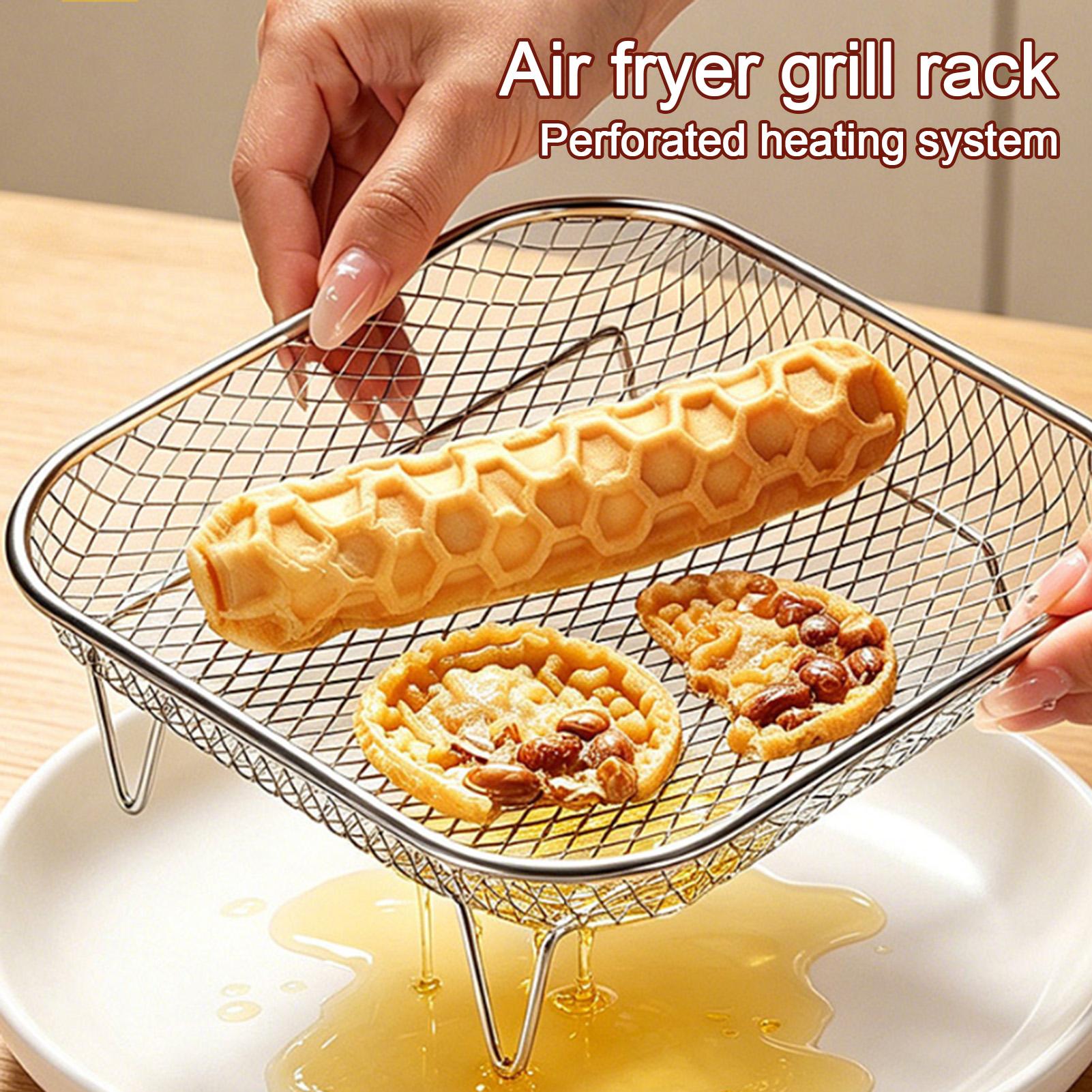 Home Cooking Supplies - Stojak do frytkownicy beztłuszczowej ze stali