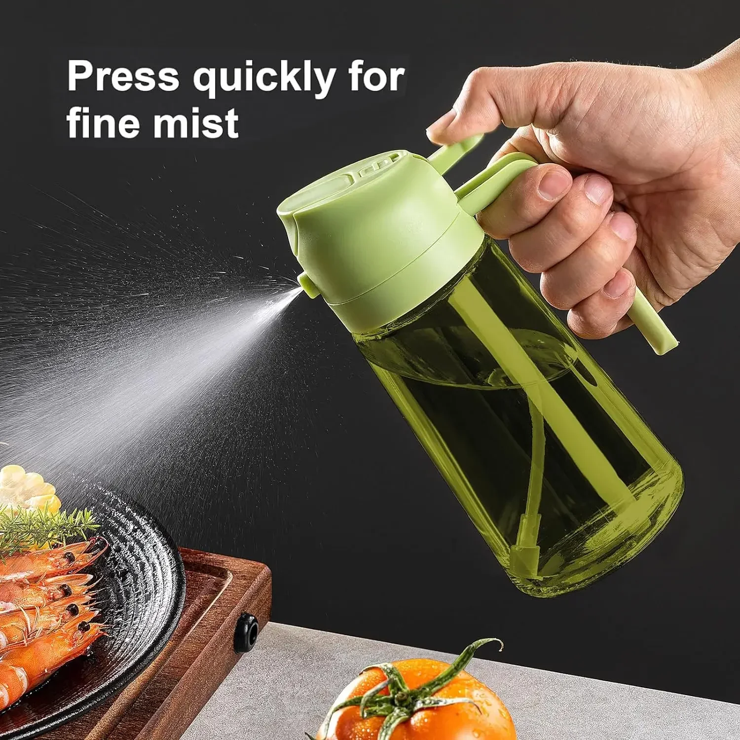 2w1 Czarny Szklany Opryskiwacz – Home Cooking Oil recenzja i cena
