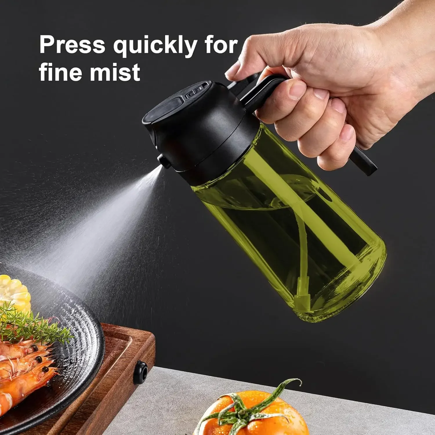 2w1 Czarny Szklany Opryskiwacz – Home Cooking Oil recenzja i cena