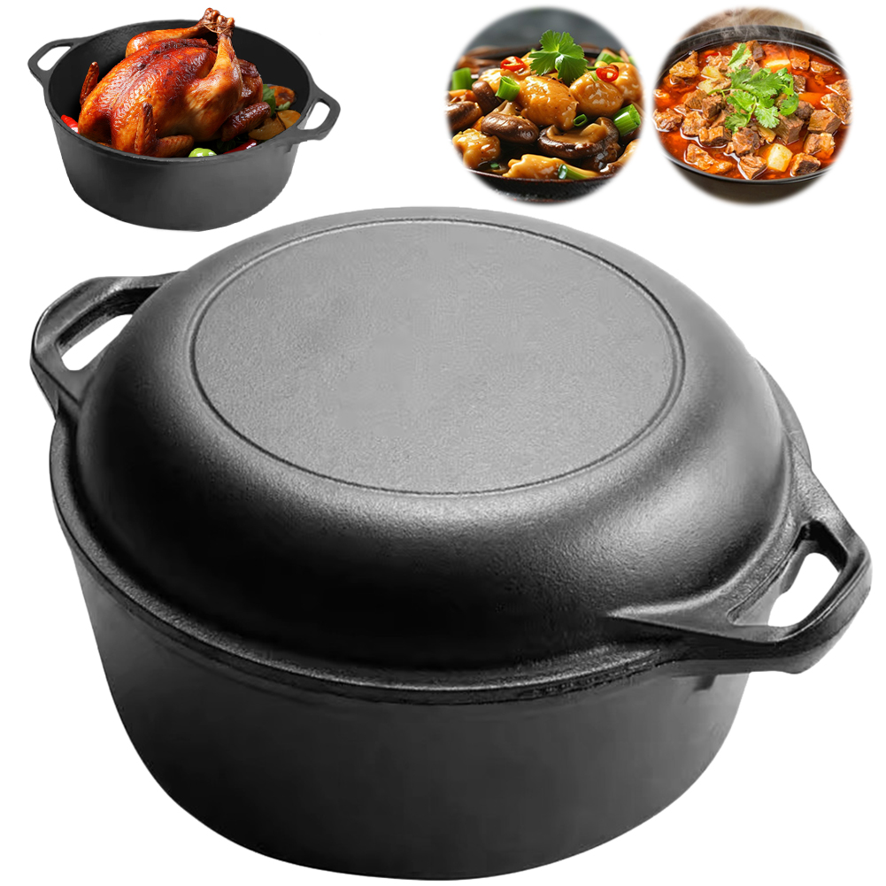 Garnek żeliwny 2 w 1 z podwójn – Dosa Pan Iron recenzja i cena