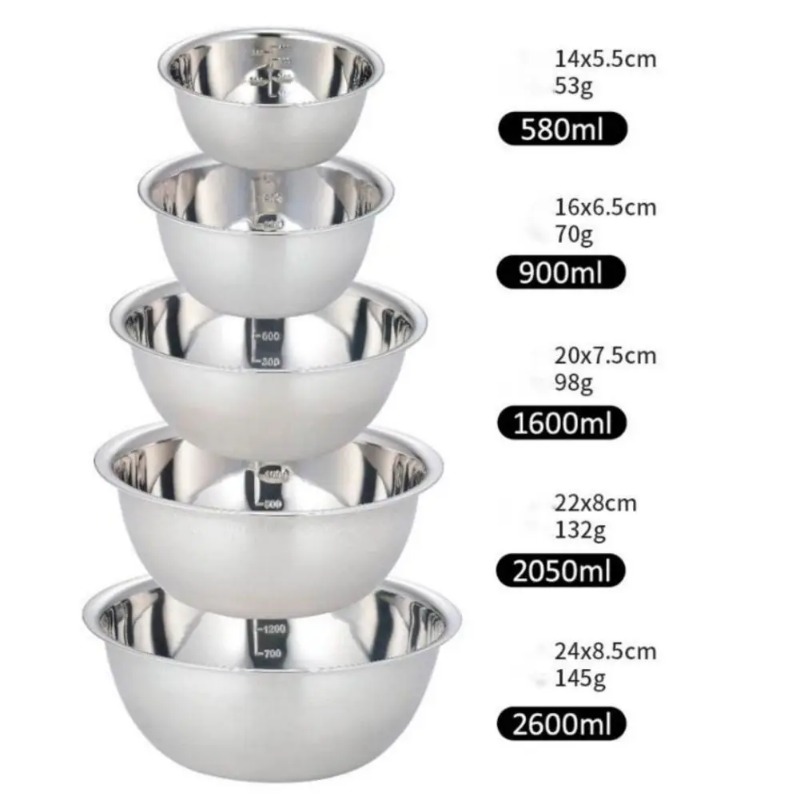 Miski do mieszania ze stali ni – Home Cooking Supplies recenzja i cena
