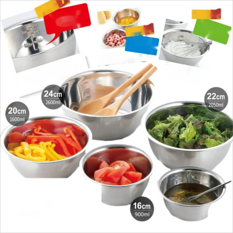 Miski do mieszania ze stali ni – Home Cooking Supplies recenzja i cena