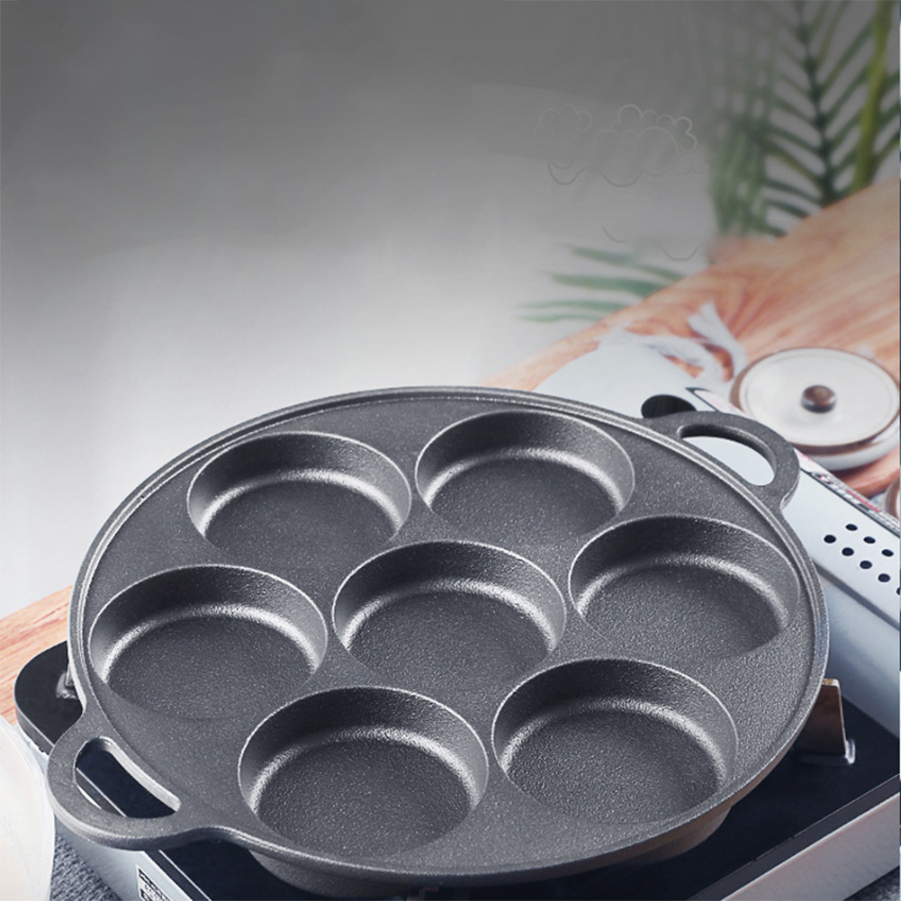 Patelnia żeliwna z 7 otworami, – Dosa Pan Iron recenzja i cena