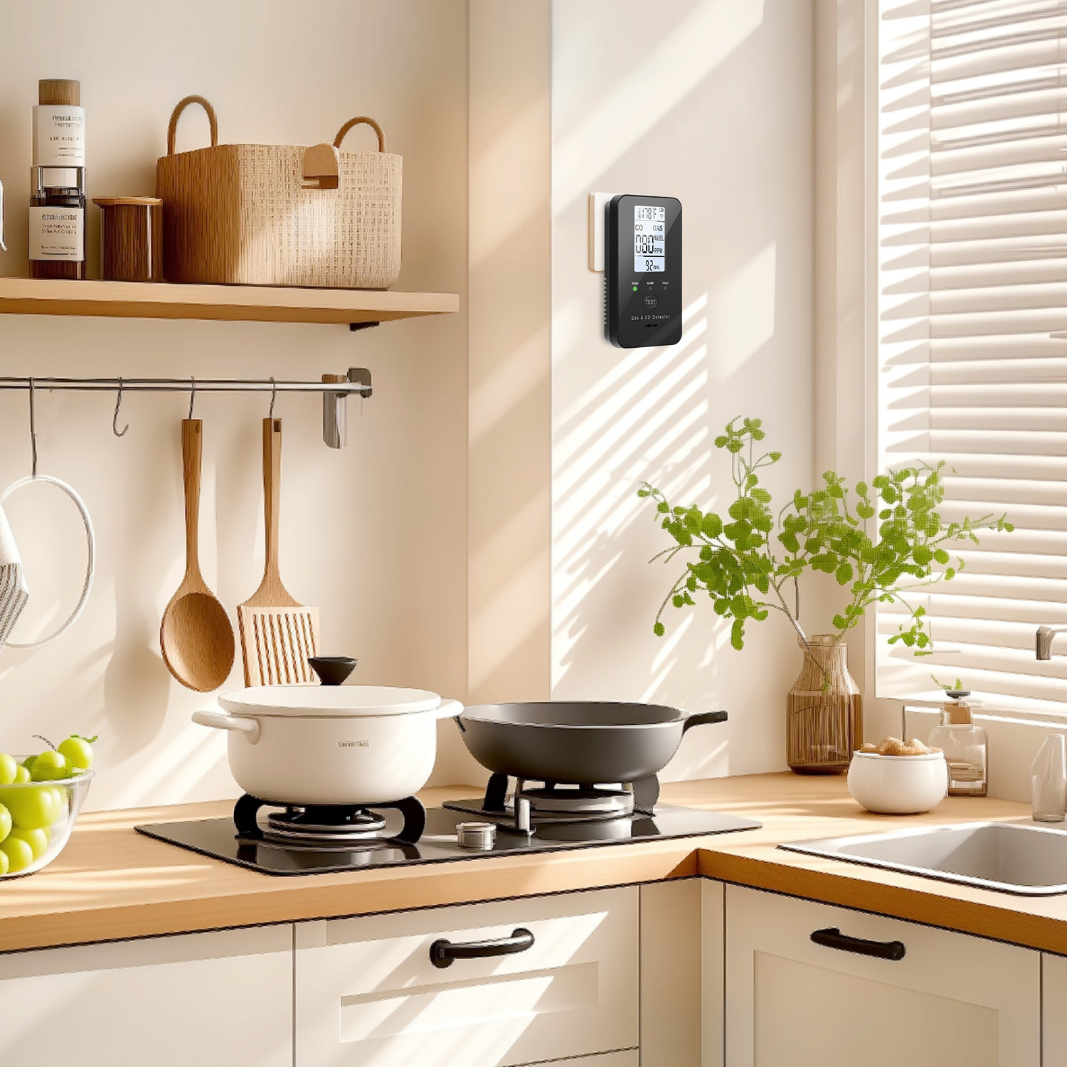 Detektor gazu ziemnego i tlenk – Home Cooking Gas recenzja i cena