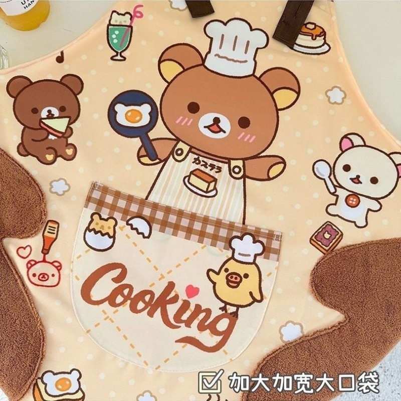 Uroczy fartuch Rilakkuma, wodo – Home Cooking Oil recenzja i cena