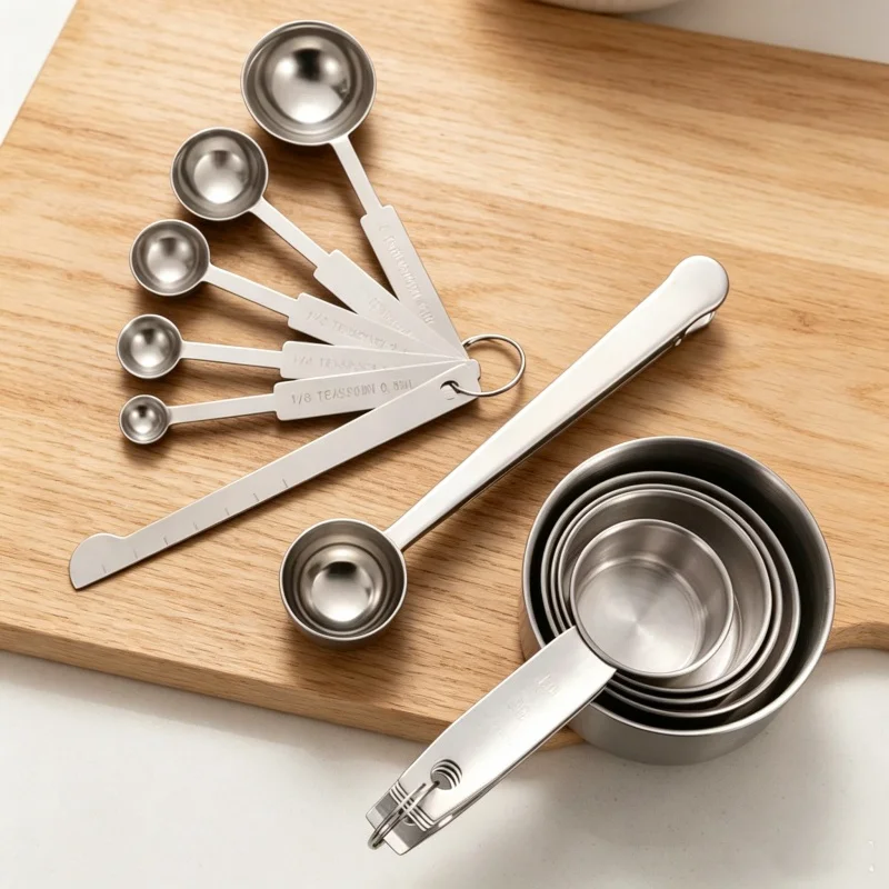 Zestaw łyżeczek miarowych ze s – Home Cooking Supplies recenzja i cena